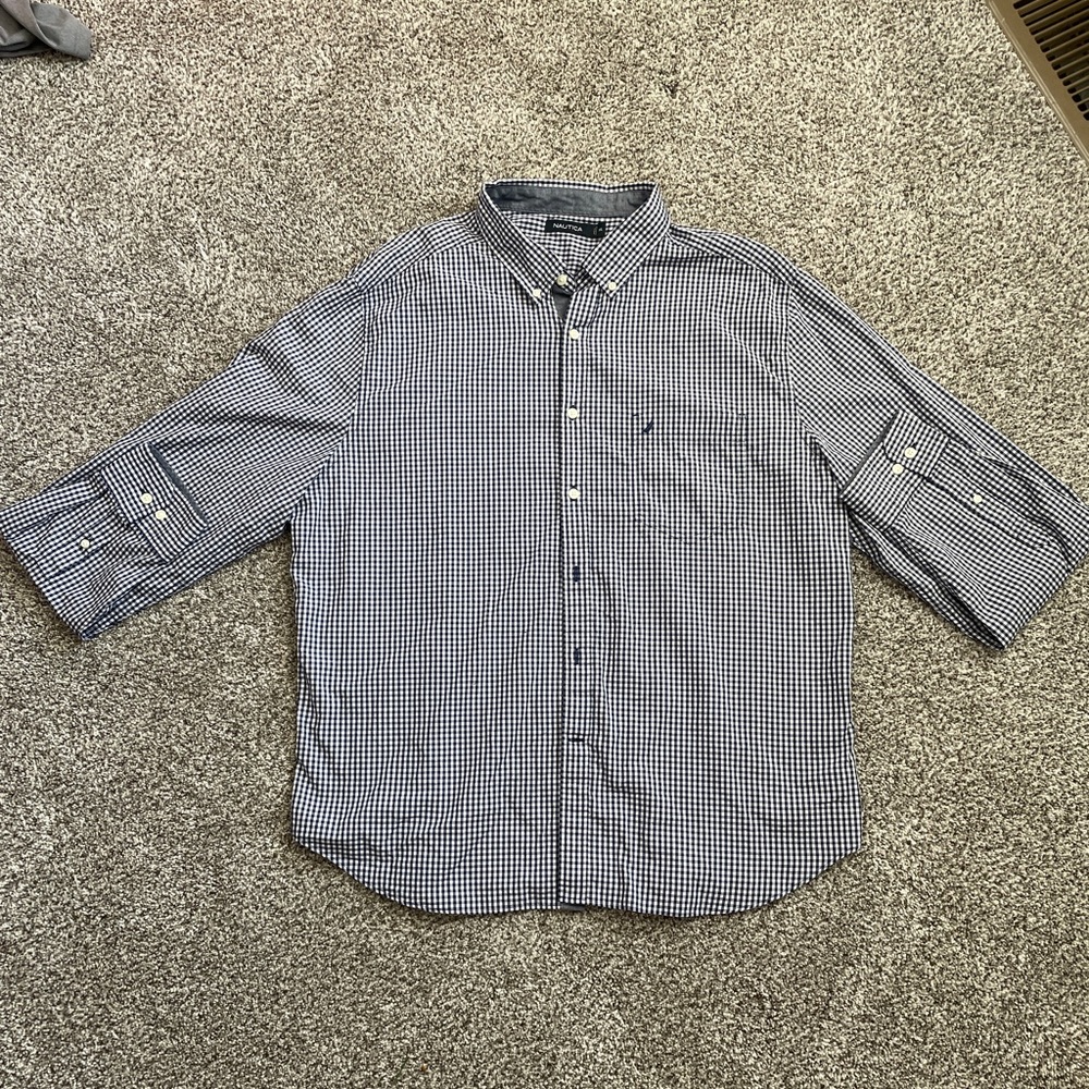2XL Nautica Navy Button Down